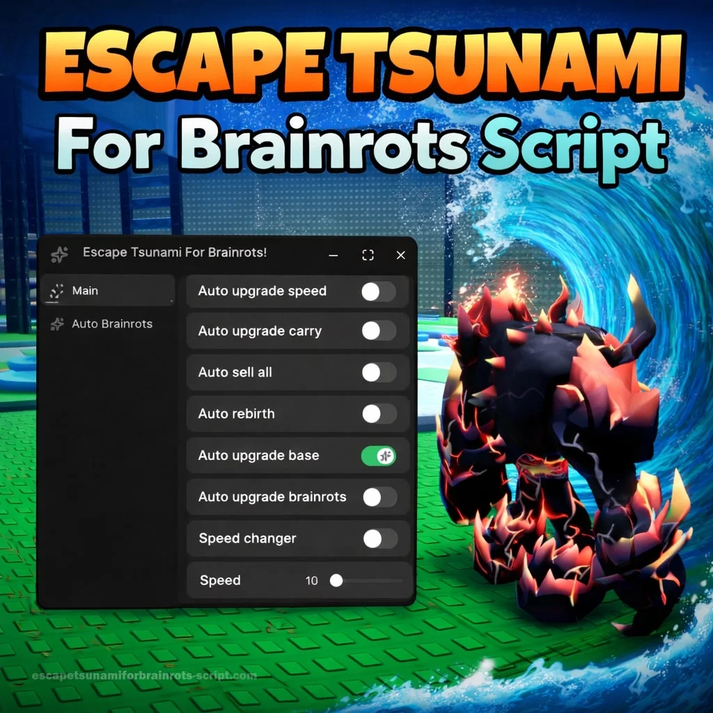 Escape Tsunami For Brainrots Script